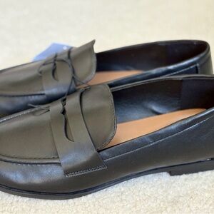 Kensie, Women's Gitty Loafers, Penny Loafer, Black Size 8.5